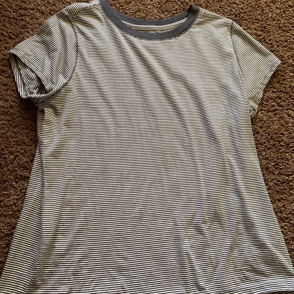 Gray Striped T-shirt